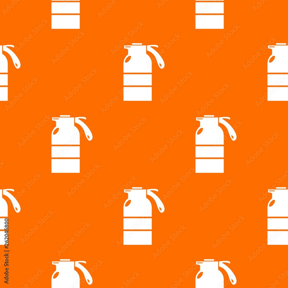Poster sprayer container pattern vector orange for any web design best