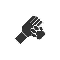 Charity, animal icon. Element charity icon. Premium quality graphic design icon. Signs and symbols collection icon for websites, web design, mobile app