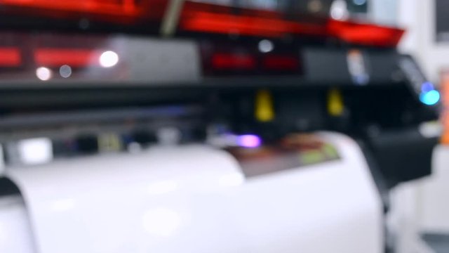 Large format printer works