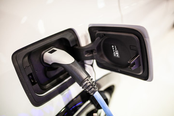 Electric car charging socket