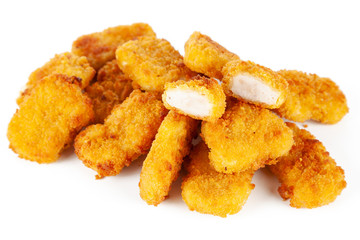 Crispy chicken nuggets