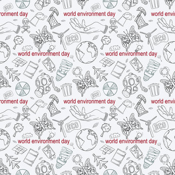 contour seamless pattern illustration_8_for the design of various objects of human life, theme for world environment day