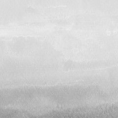 Orange with brown ink and watercolor textures on white paper background. Paint leaks and ombre effects. Hand painted abstract image.