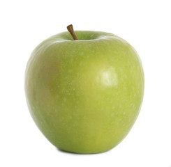 Green apple isolated on white background