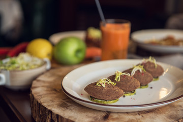 Pate from red beans.