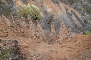 Autumn Landscape of Rock Formation Devil town in Radan Mountain, Serbia