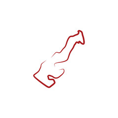 monaco map logo icon vector design element