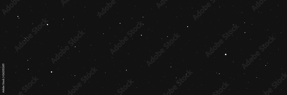 Wall mural dark night star background .