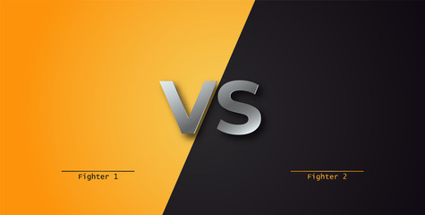 Vs background . Boxing competition . 