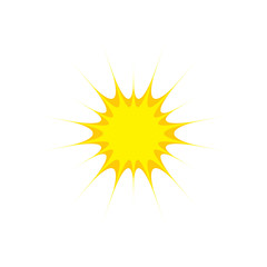 sunlight solar energy sun logo vector symbol
