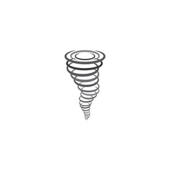 twister tornado icon logo vector design element
