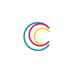 vector logo letter c icon symbol sign element