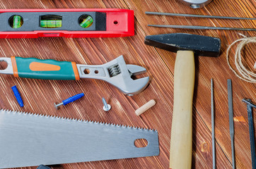 A set of working tools for doing household chores