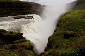 Iceland's Gullfoss waterfall