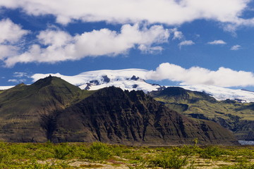 Obraz premium Panorama Vatnajökull National Park in Iceland