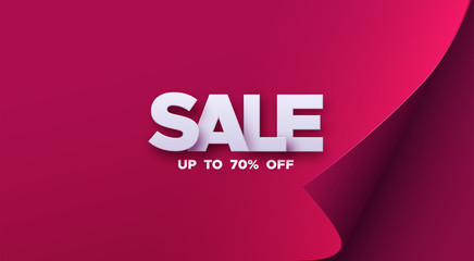 Sale banner template design
