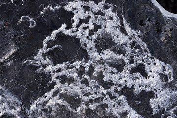 View macro ice in Iceland