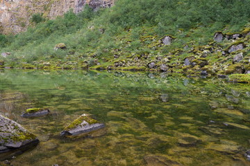 View Canyon Asbyrgi in Iceland