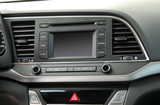 Screen multimedia system on dashboard in a modern car