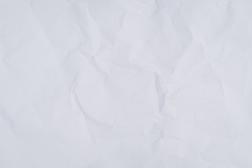 Obraz premium Crumpled white paper background and texture