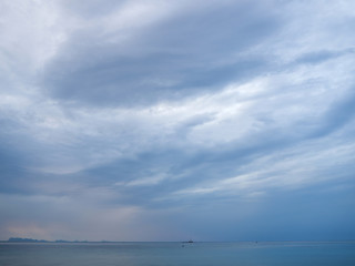 Hills on the horizon. Ko Phangan. Thailand.
