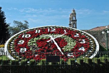 Zacatl&aacute;n floral clock 