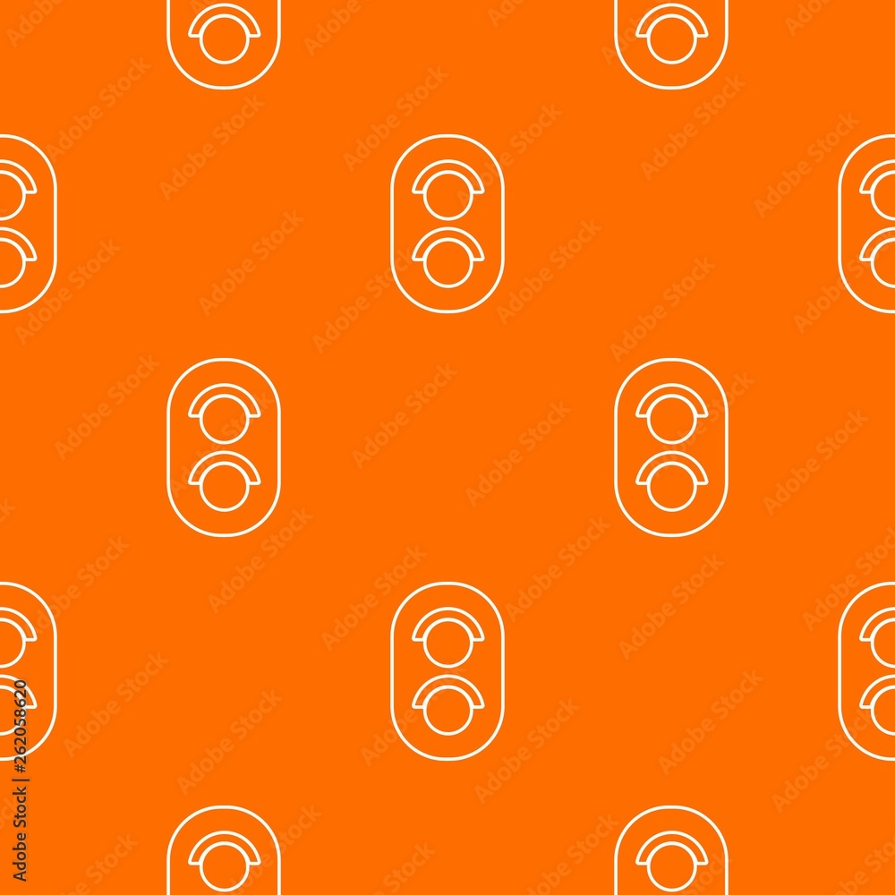 Poster traffic light railway pattern vector orange for any web design best