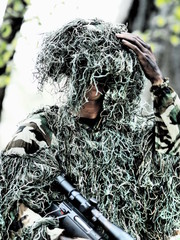 A sniper team in operation