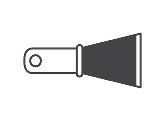 spatula tool isolated icon
