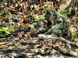 A sniper team in operation