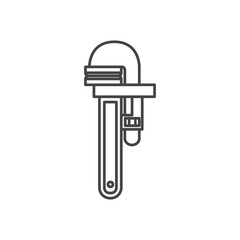 plumber key isolated icon