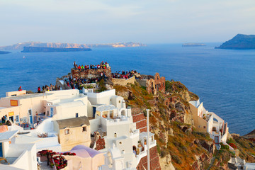 beautiful details of Santorini island, Greece