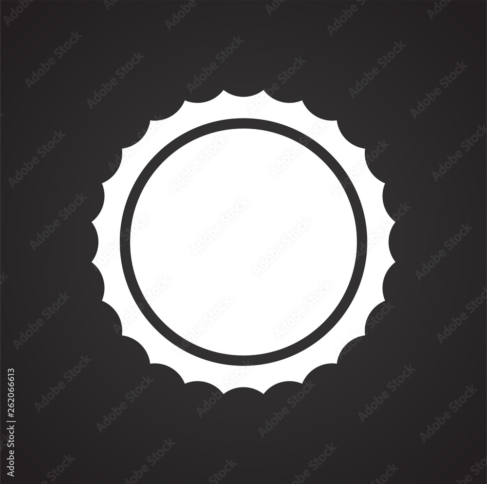 Poster sun icon on background for graphic and web design. simple vector sign. internet concept symbol for w