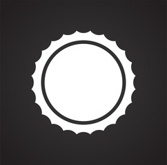 Sun icon on background for graphic and web design. Simple vector sign. Internet concept symbol for website button or mobile app.
