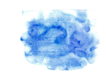 blue colorful background.Gradient paint strokes on white background