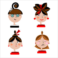 girls Avatars set