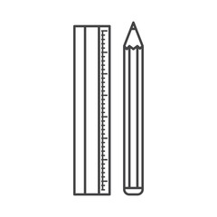 ruler tool isolated icon