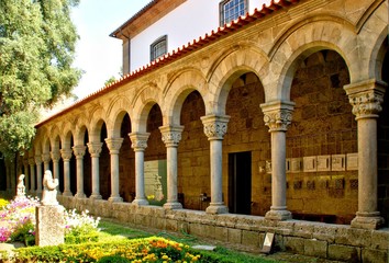 Romanesque Arcade of the former Collegiate of Guimaraes, Portugal