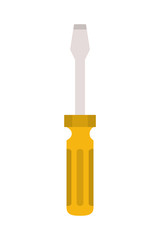 screwdriver tool isolated icon