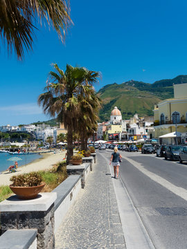Italy, Campania, Ischia, Forio, Via Cristoforo Colomba