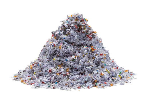 Shredded Paper Pile