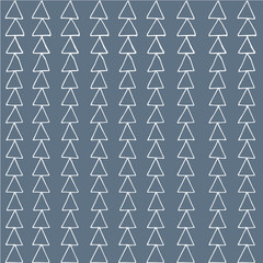 Darck blue boho abstract hand drawn pattern background