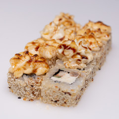 Sushi, rolls, fish, rice