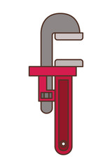 plumber key isolated icon