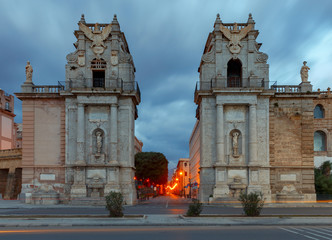Palermo. Old city gate.