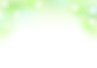 グリーンの木漏れ日背景