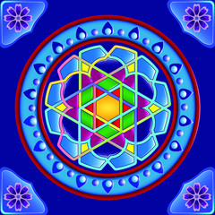 The traditional ornament of the inhabitants of the east and the Arab world.