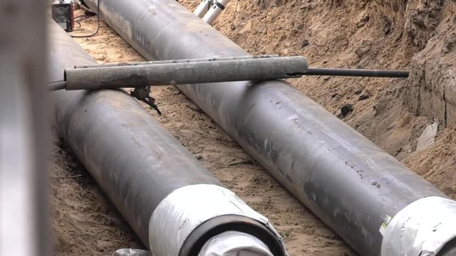Polymeric main pipes for water supply systems. Major overhaul and replacement of major urban heat pipes. Replacement of old rusted and leaky water pipes. New technologies in engineering communal munic