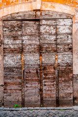 Old and beautiful ornate door