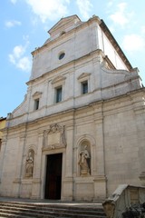 Fototapeta premium cityscape-view of the church